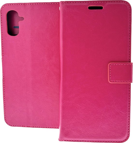 iPhone 16 Hoesjes – Portemonnee Hoes – Pasjeshouder – Magneetsluiting – Roze-Ilumina Benelux