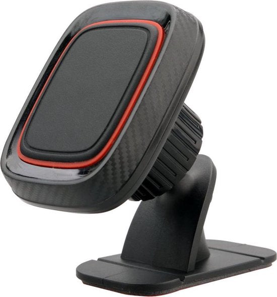 Telefoonhouder auto – Magnetisch – 3M plakmontage – 360° draaibaar dashboard – Zwart-Ilumina Benelux