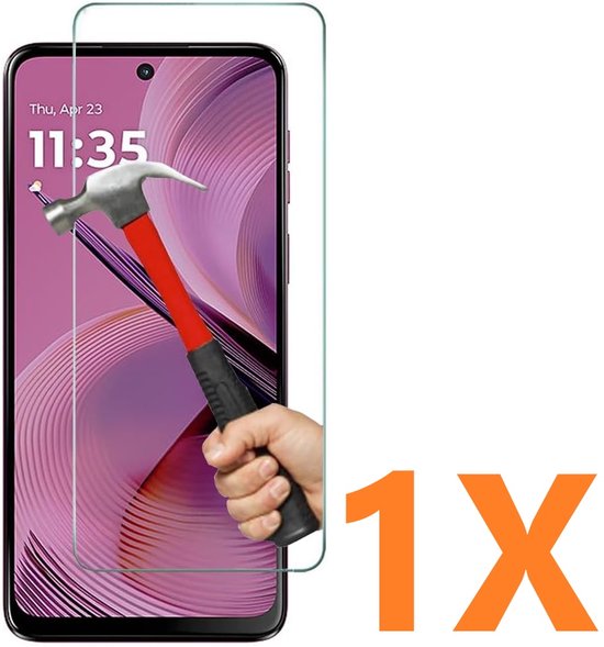 Screenprotector - Geschikt voor Motorola Moto G55 5G - 9H Glas (1-Pack)