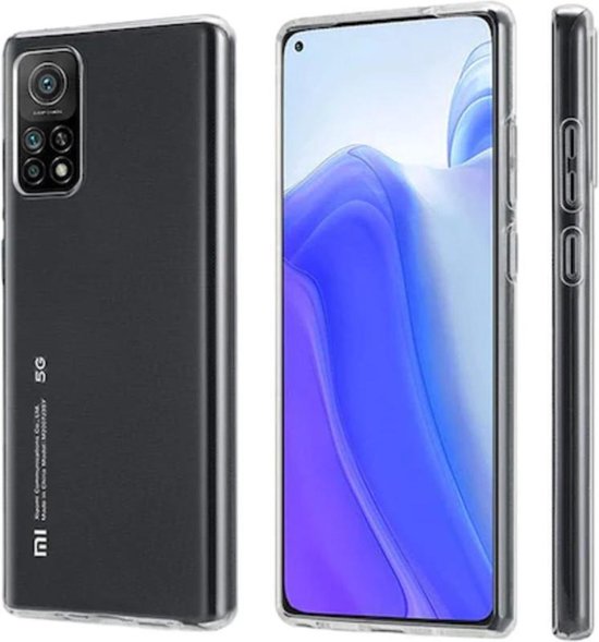 Xiaomi Mi 10T / Mi 10T Pro 5G Hoesjes – Siliconen Backcover – Transparant – Soft TPU – Schokbestendig-Ilumina Benelux