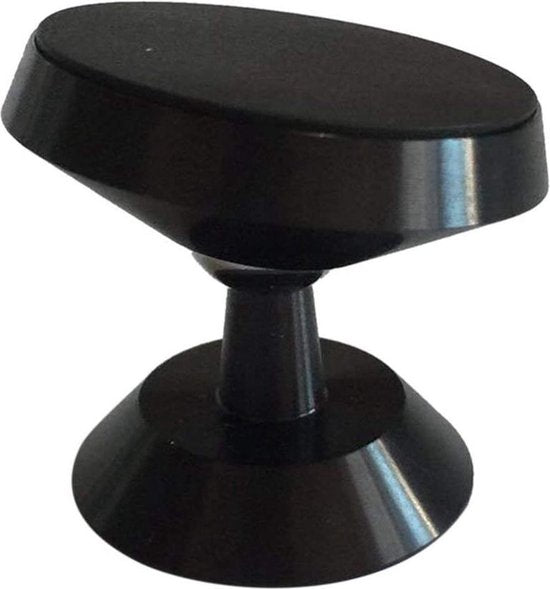 Telefoonhouder auto – Magneet autohouder rond – 360° draaibaar – Universeel – Zwart-Ilumina Benelux