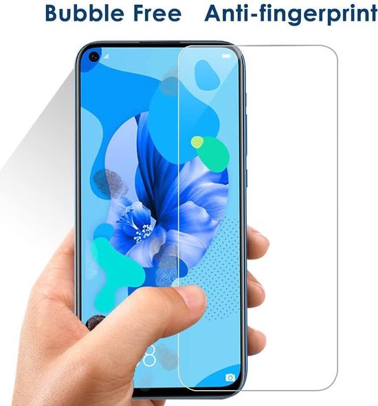 Huawei P20 Lite 2019 Hoesjes – Soft TPU Siliconen Backcover – 2x Gehard Glas Screenprotector – Transparant-Ilumina Benelux