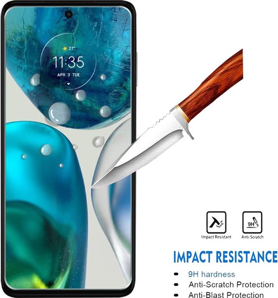 Screenprotector - Geschikt voor Motorola Moto G52 - 9H Glas (1-Pack)