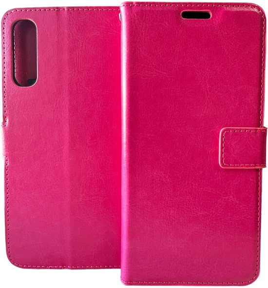 Samsung Galaxy A7 2018 Hoesjes – Portemonnee Book Case – Pasjeshouder – Magneetsluiting – Roze-Ilumina Benelux