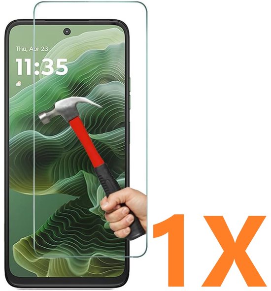 Screenprotector - Geschikt voor Motorola Moto G35 5G - 9H Glas (1-Pack)