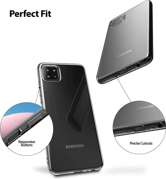 Samsung Galaxy A22 4G Hoesjes – Siliconen Backcover – Flexibel – Transparant-Ilumina Benelux