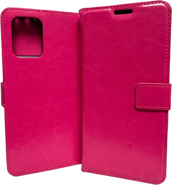 Samsung Galaxy S10 Lite Hoesjes – Portemonnee Book Case – Pasjeshouder – Magneetsluiting – Roze-Ilumina Benelux