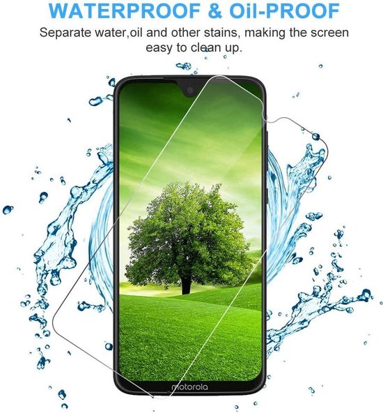 Screenprotector - Geschikt voor Motorola Moto G7 Plus - 9H Glas (2-Pack)