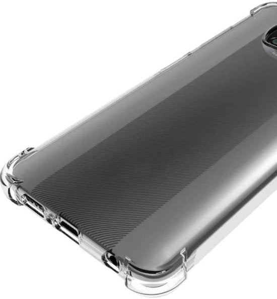 Xiaomi POCO X3/X3 Pro Hoesjes – Siliconen Backcover – Schokbestendig Bumper – Transparant – Incl. Screenprotector-Ilumina Benelux