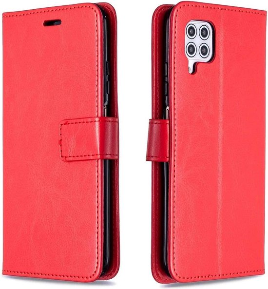 Huawei P40 Lite 2020 Hoesjes – Portemonnee Book Case – Pasjeshouder – Magneetsluiting – Rood-Ilumina Benelux