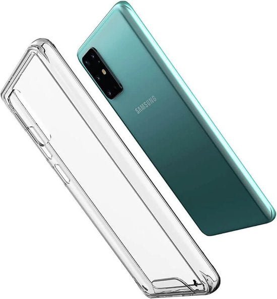 Samsung Galaxy S20 FE Hoesjes – Siliconen Backcover – Military Grade Schokbestendig – Crystal Clear Transparant-Ilumina Benelux