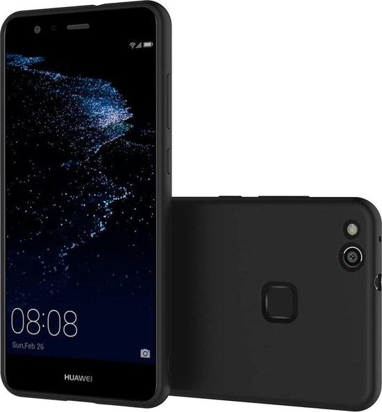 Huawei P10 Lite Hoesjes – Siliconen Backcover – Soft TPU – Schokbestendig – Zwart-Ilumina Benelux