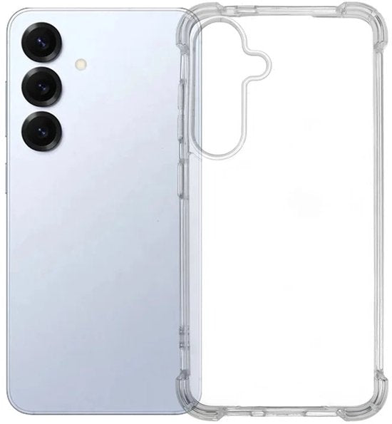 Samsung Galaxy S25 Plus Hoesjes – Siliconen Backcover – Schokbestendig – Flexibel – Transparant-Ilumina Benelux