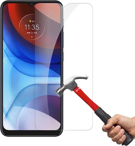 Screenprotector - Geschikt voor Motorola moto e7i power - 9H Glas (1-Pack)