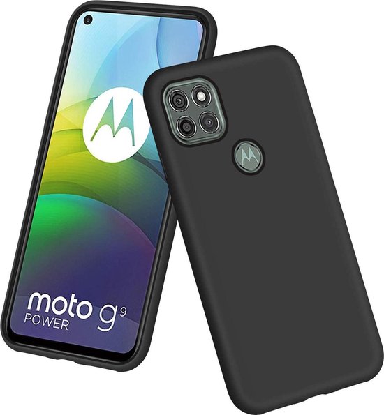 Motorola Moto G9 Power Hoesjes – Siliconen Backcover – Schokbestendig – Zwart-Ilumina Benelux