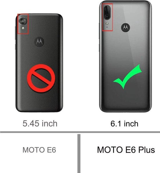 Motorola Moto E6 Plus Hoesjes – Siliconen Backcover – Schokbestendig Anti-Shock – Transparant