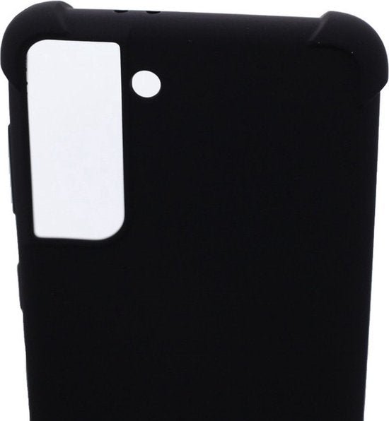 Samsung Galaxy S21 Hoesjes – Siliconen Backcover – Flexibel – Schokbestendig – Zwart-Ilumina Benelux