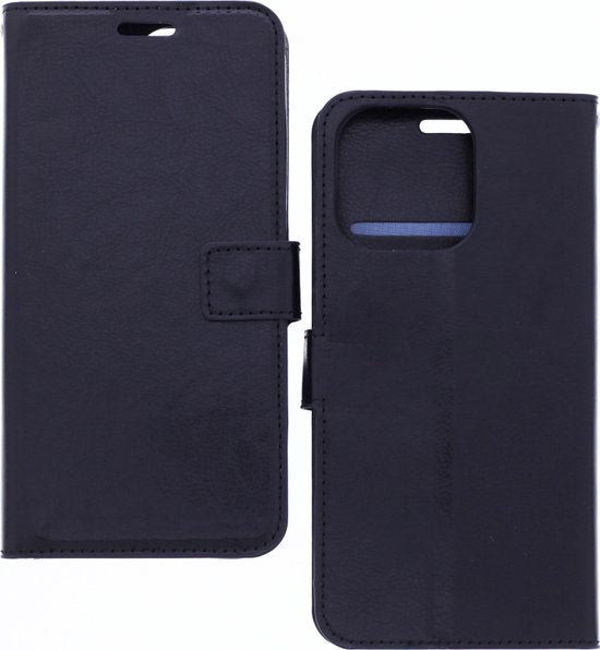 iPhone 14 Hoesjes – Portemonnee Hoes – Pasjeshouder – 3x Screenprotector Gehard Glas – Zwart-Ilumina Benelux