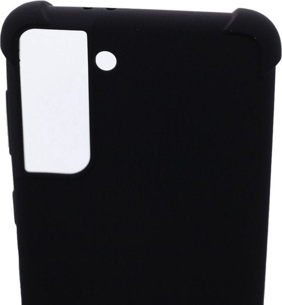 Samsung Galaxy S21 Plus Hoesjes – Siliconen Backcover – Flexibel – Schokbestendig – Zwart-Ilumina Benelux