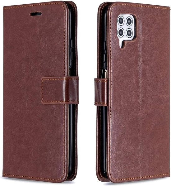 Huawei P40 Lite 2020 Hoesjes – Portemonnee Book Case – Pasjeshouder – Magneetsluiting – Bruin-Ilumina Benelux