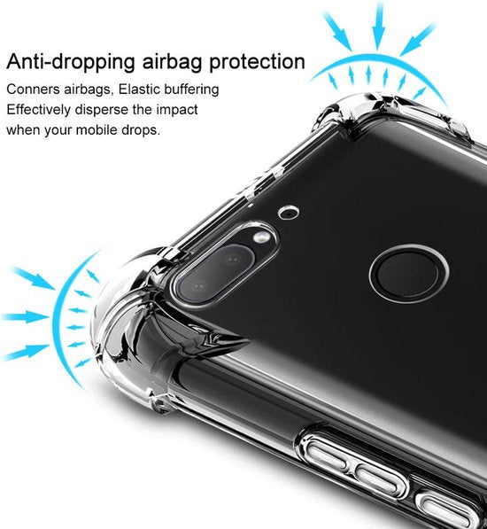 Shock Proof case hoesje Geschikt voor Samsung Galaxy A20E - Transparant