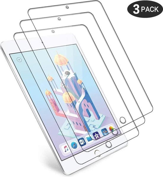 Screenprotector – Geschikt voor iPad Mini 4/5 – Gehard Glas – 0,3mm HD Helder – 3 Pack-tabletscreenprotectors-Ilumina Benelux