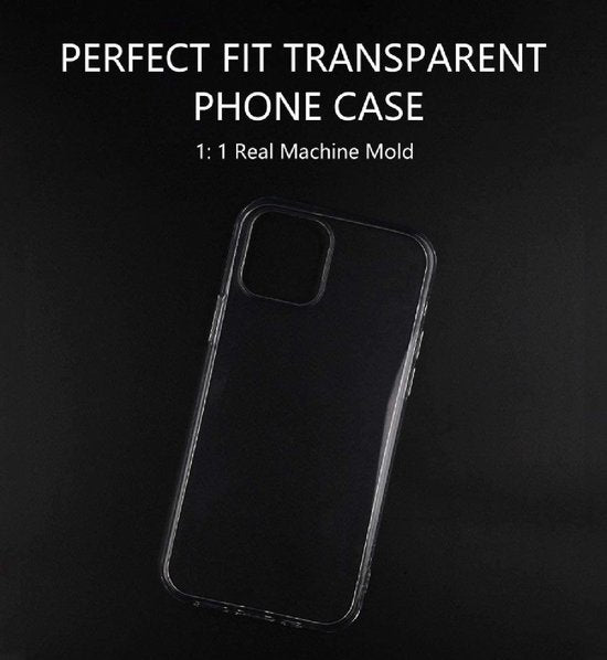 iPhone 12 Mini Hoesjes – Siliconen Backcover – Soft Silicone – Transparant-Ilumina Benelux