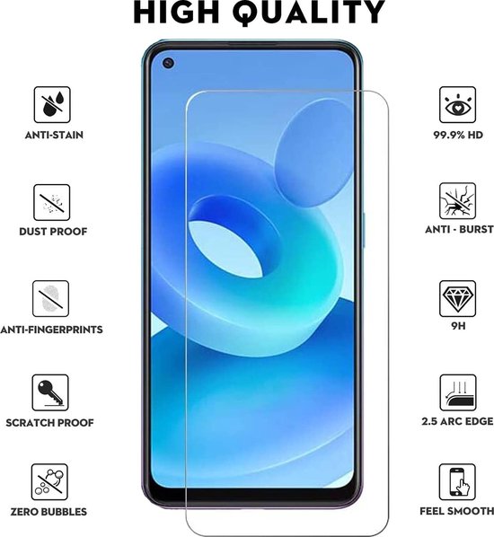 Oppo A93 5G Hoesjes – Soft TPU Siliconen Backcover – Transparant – Inclusief 3x Screenprotector – Anti-kras-Ilumina Benelux