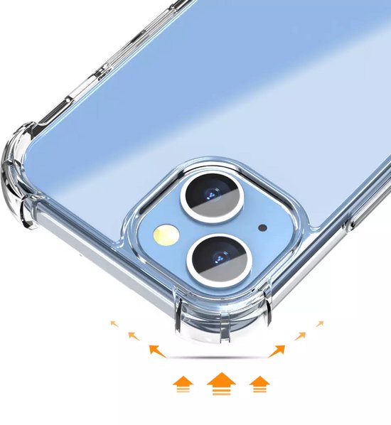 iPhone 15 Plus Hoesjes – Ultra-Hybrid Backcover – Schokbestendig – Crystal Clear – Transparant-Ilumina Benelux