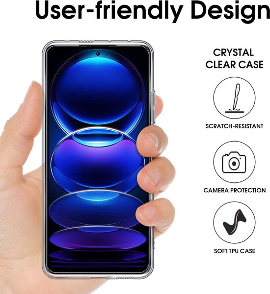 Xiaomi Redmi Note 12 Pro+ Hoesjes – Transparante Siliconen Backcover – Flexibel – 4G/5G-Ilumina Benelux