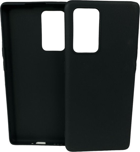 Oppo Reno 5 5G Hoesjes – Siliconen Backcover – Flexibel – Schokbestendig – Zwart-Ilumina Benelux