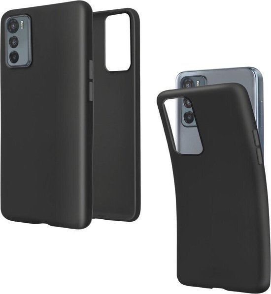 Motorola Moto G42 Hoesjes – Siliconen Backcover – Schokbestendig – Zwart-Ilumina Benelux