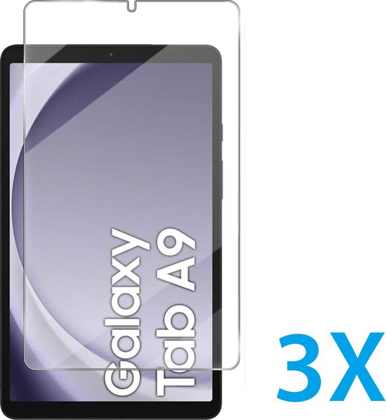 Screenprotector – Geschikt voor Samsung Galaxy Tab A9 8.7 SM-X110/X115 & Tab A11 – 3 Pack – Gehard Glas-tabletscreenprotectors-Ilumina Benelux