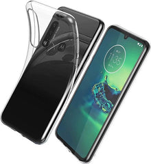 Motorola Moto G8 Plus Hoesjes – Soft TPU Siliconen Backcover – Schokbestendig – Zwart