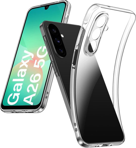Samsung Galaxy A26/A17 5G Hoesjes – Transparante Siliconen Backcover – Flexibel – Soft TPU – Doorzichtig-Ilumina Benelux