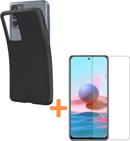 Motorola Moto G42 Hoesjes – Siliconen Backcover – Inclusief 2 Screenprotectors – Schokbestendig – Zwart-Ilumina Benelux