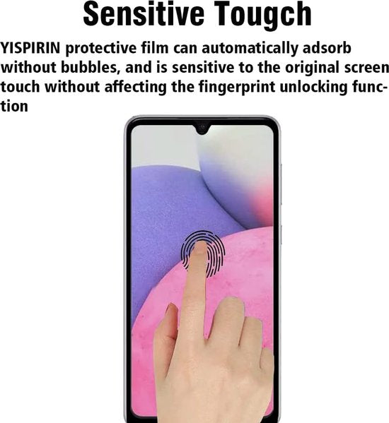 Samsung Galaxy A33 5G Hoesjes – Siliconen Backcover – Schokbestendig – 2x Full Screenprotector Gehard Glas – Zwart-Ilumina Benelux