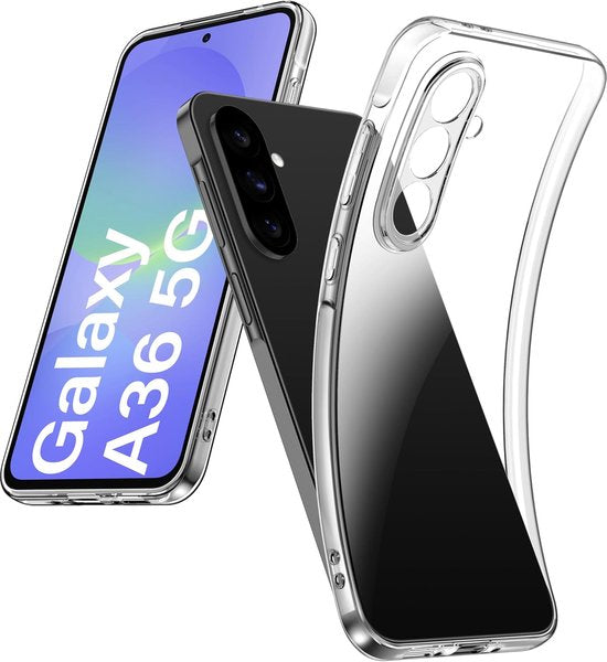 Samsung Galaxy A36 Hoesjes – Transparante Siliconen Backcover – Flexibel – Schokabsorberend-Ilumina Benelux