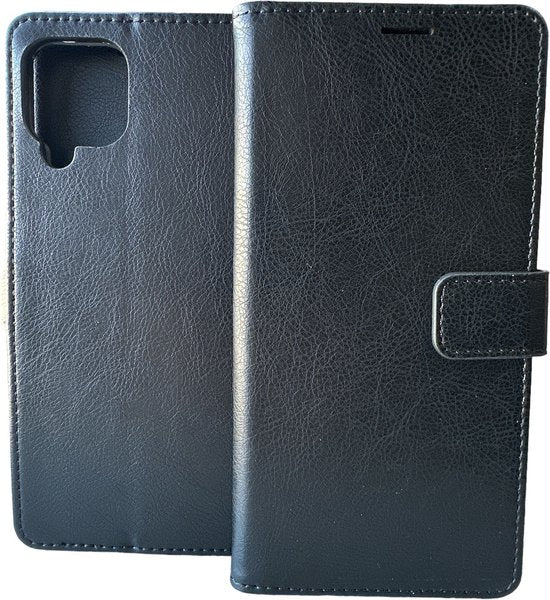 Samsung Galaxy M53 Hoesjes – Portemonnee Hoes – 2 Pack Screenprotector – Pasjeshouder – Zwart