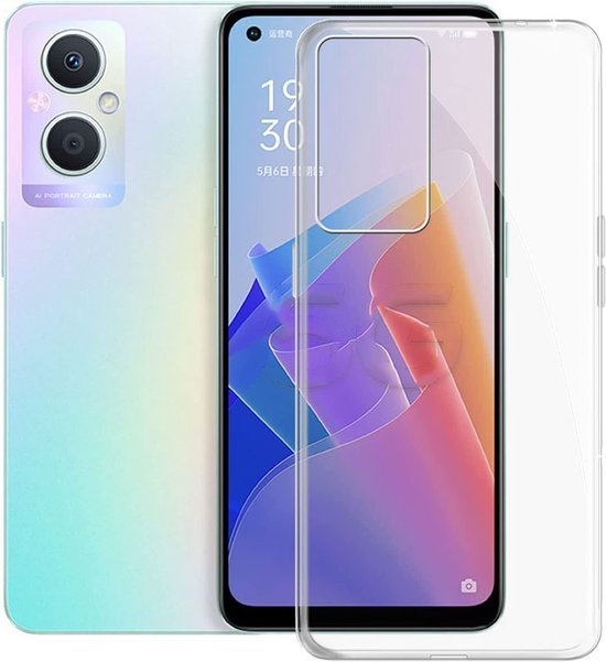 OPPO A76/A96 Hoesjes – Siliconen Backcover – Transparant – Flexibel – Anti Kras-Ilumina Benelux