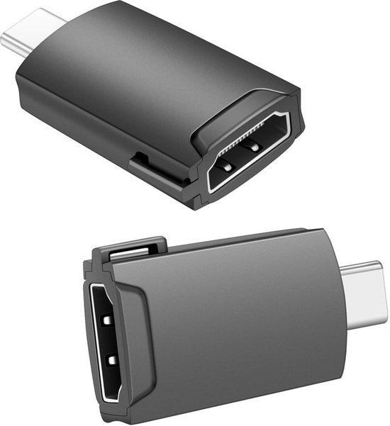 USB-C naar HDMI Adapter – 4K UHD – Thunderbolt 3 compatibel – Plug & Play – Zwart-Ilumina Benelux