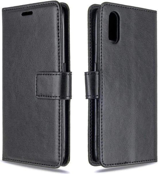 Huawei P30 Hoesjes – Bookcase Portemonnee Hoes – Pasjeshouder – Magneetsluiting – Zwart-Ilumina Benelux