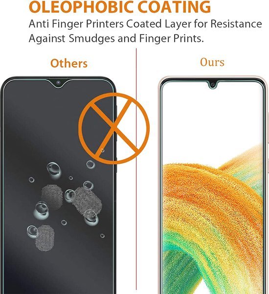 Samsung Galaxy A33 5G Hoesjes – Anti-Shock Siliconen Backcover – Inclusief 1x Glazen Screenprotector – Zwart-Ilumina Benelux
