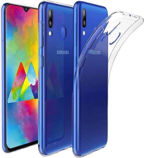 Samsung Galaxy M20 Hoesjes – Siliconen Backcover – Soft Touch – Transparant-Ilumina Benelux