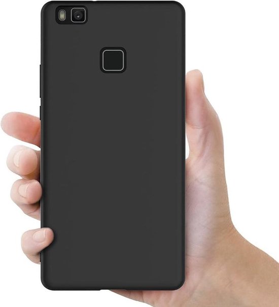 Huawei P9 Lite 2016 Hoesjes – Siliconen Backcover – Soft TPU – Schokbestendig – Zwart-Ilumina Benelux