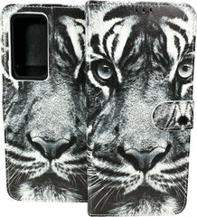 Portemonnee Book Case Hoesje Geschikt voor: Samsung Galaxy A52 / A52s 4G & 5G - Tiger Print