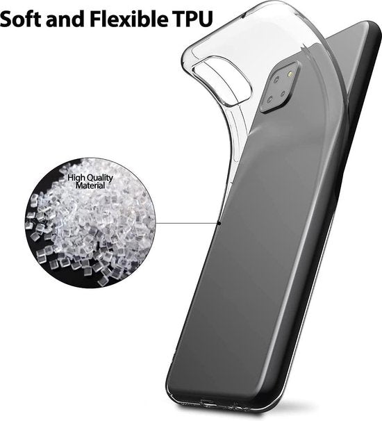 Samsung Galaxy A22 4G Hoesjes – Siliconen Backcover – Flexibel – Transparant-Ilumina Benelux