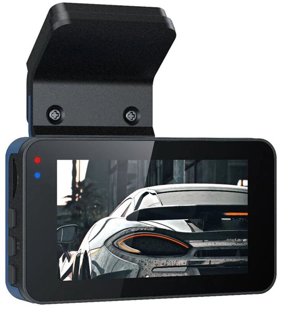Dashcam auto – 4K Dual Voor & Achter – 64GB – GPS WiFi ADAS Nachtzicht Parkeerbewaking – 170° Groothoek – 3” Display – Zwart-Ilumina Benelux