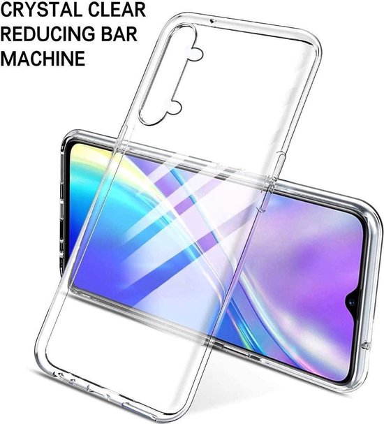 OPPO Find X2 Lite Hoesjes – Transparante Siliconen Backcover – 2 Pack Screenprotector – Gehard Glas-Ilumina Benelux