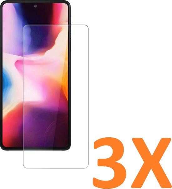 Screenprotector - Geschikt voor Motorola Moto Edge 30 Pro - 9H Glas (3-Pack)